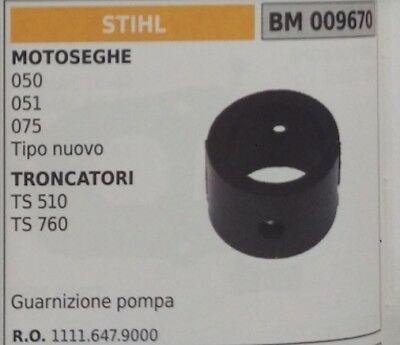 11116479000 GUARNIZIONE POMPA OLIO TRONCATORE STIHL TS 510 760 TIPO NUOVO