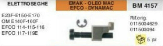 0115004629 TENDICATENA MOTOSEGA EMAK DYNAMAC EFCO 119E 119 E OLEOMAC E140F