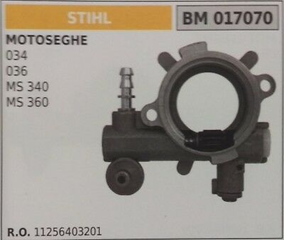 11256403201 POMPA OLIO COMPLETA MOTOSEGA STIHL 034 036 MS 340 360