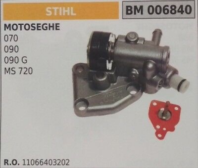11066403202 POMPA OLIO COMPLETA MOTOSEGA STIHL 070 090 090G MS 720