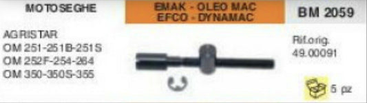 4900091 TENDICATENA TIRACATENA MOTOSEGA EMAK DYNAMAC EFCO OLEOMAC 252F 254 264