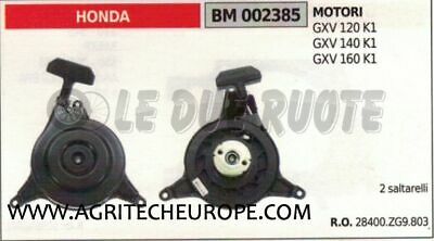 28400ZG9803 CARTER AVVIAMENTO COMPLETO MOTORE HONDA GXV 120 140 160 K1