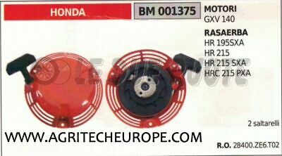 28400ZE6T02 CARTER AVVIAMENTO COMPLETO MOTORE HONDA GXV 140 GXV140