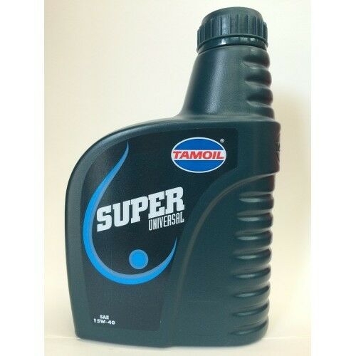 TAMOIL SUPER UNIVERSAL OLIO MOTORE SAE 15W40 1LT ACEA E2,A2/B2 esso AGIP Castrol