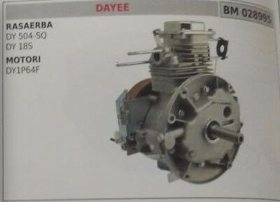 BLOCCO MOTORE COMPLETO RASAERBA DAYEE DY504SQ DY18S MOTORE DY16P64F