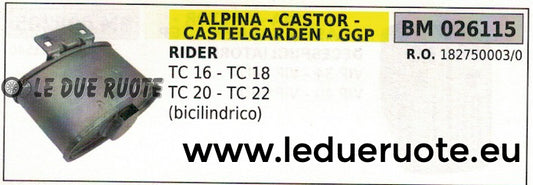 18275000030 MARMITTA SCARICO TRATTORINO RASAERBA CASTELGARDEN TC 16 18 20 22