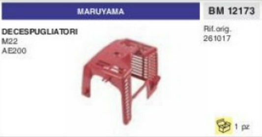 261017 CARTER plastica CUFFIA MOTORE DECESPUGLIATORE MARUYAMA M22 AE200