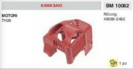 49089-2482 CARTER superiore plastica CUFFIA MOTORE KAWASAKI TH26 TH 26