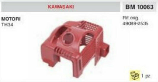 49089-2535 CARTER superiore plastica CUFFIA MOTORE KAWASAKI TH34 TH 34