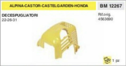 4563690 CARTER CUFFIA MOTORE DECESPUGLIATORE ALPINA CASTOR CASTELGARDEN 22 26 31