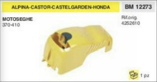 425610 CARTER CUFFIA MOTORE MOTOSEGA ALPINA CASTOR CASTELGARDEN HONDA 370 410