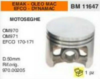 970.00205 PISTONE MOTOSEGA EMAK EFCO 170 171 DYNAMAC OLEO MAC 970 971 Ø 50mm