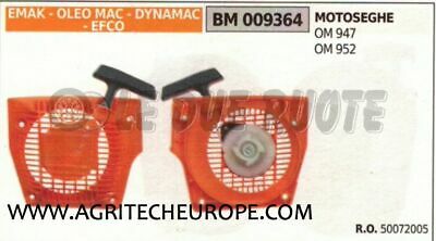 50072005 AVVIATORE CARTER AVVIAMENTO COMPLETO MOTOSEGA EMAC OLEO MAC 947 952