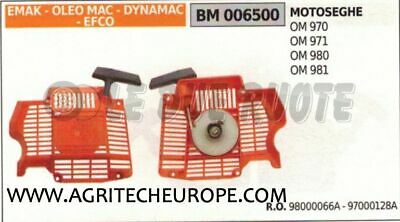 98000066A CARTER AVVIAMENTO COMPLETO MOTOSEGA EMAC OLEO MAC 970 971 980 981