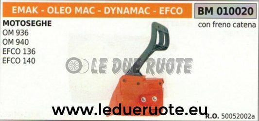 50052002A CARTER FRENO CATENA COPRICATENA MOTOSEGA OLEOMAC 936 940 EFCO 136 140