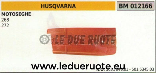 503704601 CARTER FRENO CATENA senza paramano MOTOSEGA HUSQVARNA 268 272