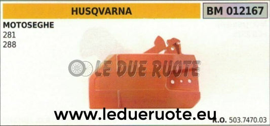 503747003 CARTER FRENO COPRICATENA paramano MOTOSEGA HUSQVARNA 281 288