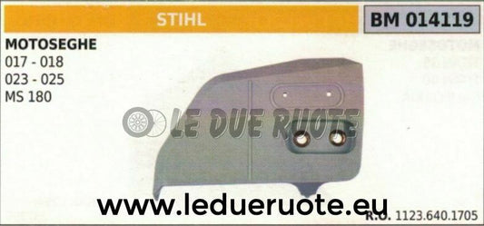 11236401705 CARTER FRENO CATENA COPRICATENA MOTOSEGA STIHL 017 018 023 025 MS180