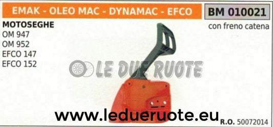 50072014 CARTER FRENO CATENA COPRICATENA MOTOSEGA OLEOMAC 947 952 EFCO 147 152