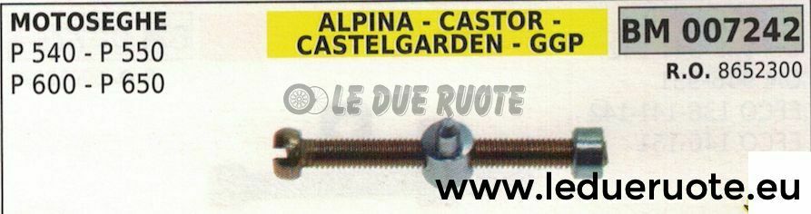 8652300 TENDICATENA TIRACATENA MOTOSEGA ALPINA CASTOR STIGA P 540 550 600 650