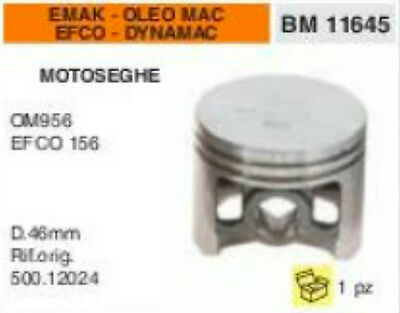 500.12024 PISTONE MOTOSEGA EMAK EFCO 156 DYNAMAC OLEO MAC 056 OM956 Ø 46mm