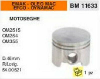 54.00521 PISTONE MOTOSEGA EMAK EFCO DYNAMAC OLEO MAC 251 254 355 Ø 46 mm