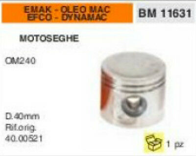 40.00521 PISTONE MOTOSEGA EMAK EFCO DYNAMAC OLEO MAC OM240 240 Ø 40 mm