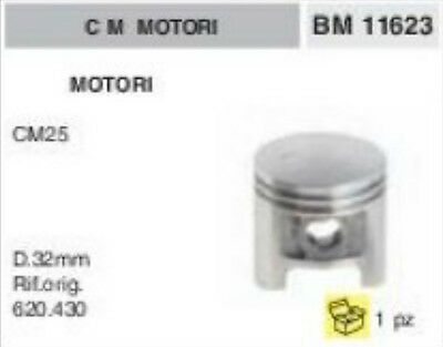 620.430 PISTONE DECESPUGLIATORE MOTORI CM25 CM 25 Ø 32 mm