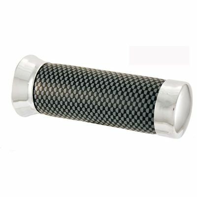 COPPIA MANOPOLE CARBON LOOK moto mtb scooter cross domino progrip grip