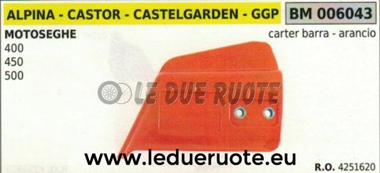 4251620 CARTER CATENA MOTOSEGA CASTOR CASTELGARDEN STIGA ALPINA 400 450 500