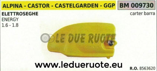 CARTER COPRICATENA MOTOSEGA ELETTRICA ELETTROSEGA CASTELGARDEN ENERGY 1.6 1.8