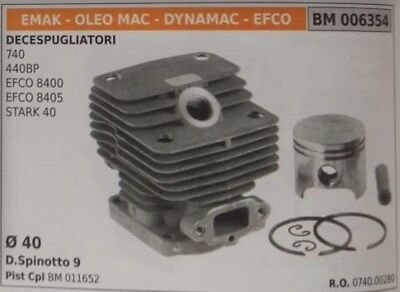 CILINDRO PISTONE COMPL DECESPUGLIATORE OLEO MAC EFCO DYNAMAC EMAK 740 440BP