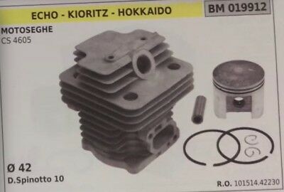 10151442230 CILINDRO PISTONE COMPL MOTOSEGA ECHO KIORITZ HOKKAIDO CS 4605 Ø42