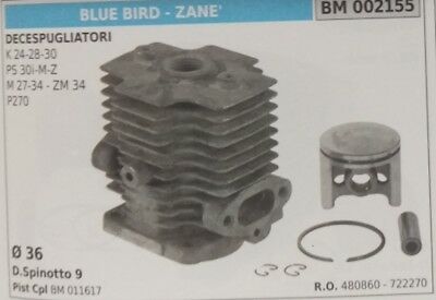480860 722270 CILINDRO PISTONE COMPLETO DECESPUGLIATORE BLUE BIRD ZANE' P270