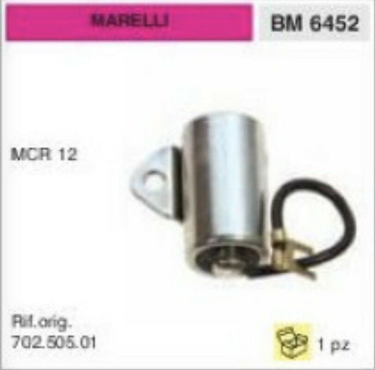 702.505.01 CONDENSATORE MOTORE MARELLI MCR12 MCR 12