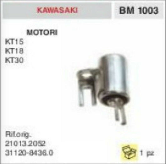 21013.1052 CONDENSATORE MOTORE KAWASAKI KT15 KT18 KT30 KT 15 18 30