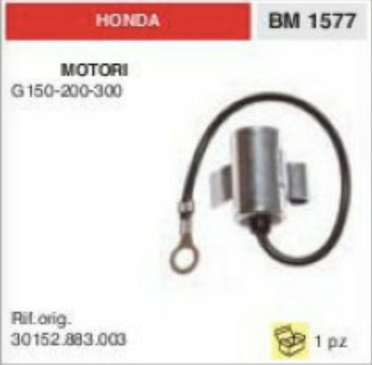 30152.883.003 CONDENSATORE MOTORE HONDA G150 G200 G300 G 150 200 300
