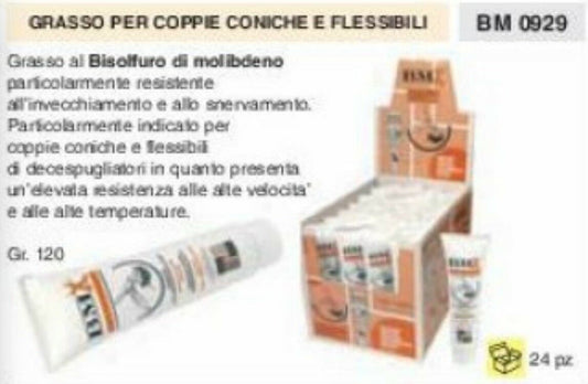 GRASSO PER COPPIA CONICA DECESPUGLIATORE E FLESSIBILI al bisolfuro di molibdeno