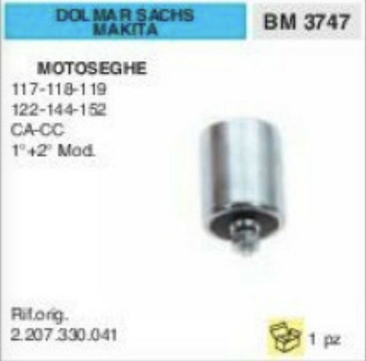CONDENSATORE MOTOSEGA DOLMAR SACHS MAKITA 117 118 119 122 144 152 CA CC