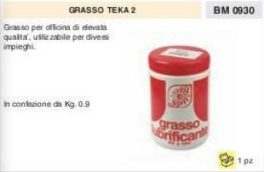 GRASSO OFFICINA HIGH QUALITY PROFESSIONALE 1 KG lubrificante TEKA2
