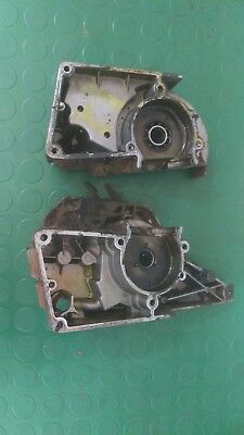 COPPIA CARTER MOTORE DX SX ALLOGGIAMENTO ORIGINALE MOTOSEGA McCULOCH TITANIUM 46