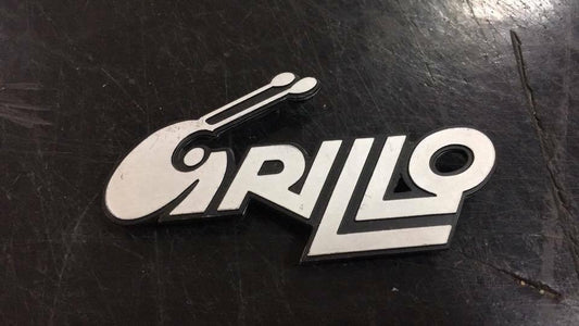 FREGIO PIAGGIO GRILLO targhetta adesivo stickers introvabile carter laterale