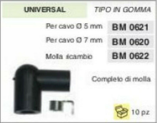 ATTACCO CANDELA PIPA UNIVERSALE pipetta PER MOTOSEGA PER CAVO Ø 7mm PROFESSIONAL
