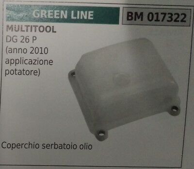 COP SERBATOIO OLIO MULTITOOL decespugliatore potatore GREEN LINE DG26P DG 26 P