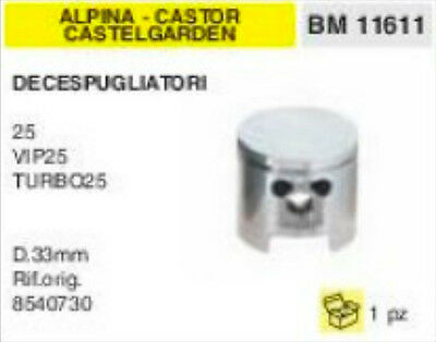 8540730 PISTONE MOTOSEGA ALPINA CASTELGARDEN CASTOR 25 VIP TURBO Ø 33 mm