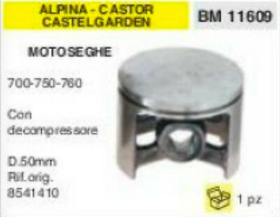 8541410 PISTONE MOTOSEGA ALPINA CASTELGARDEN CASTOR 700 750 760 Ø50 decompressor