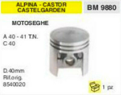 8540020 PISTONE Originale MOTOSEGA ALPINA 40 CASTELGARDEN CASTOR A40 A41 C40 Ø 40 mm