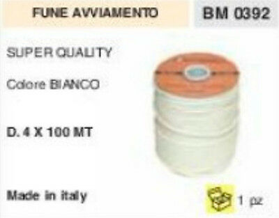 FUNE corda AVVIAMENTO MOTOSEGA DECESPUGLIATORE SOFFIATORE RASAERBA Ø 4 100 M