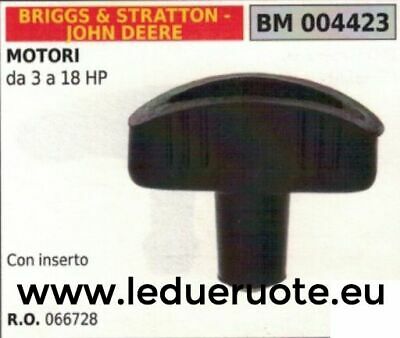 066728 IMPUGNATURA manico AVVIAMENTO MOTORE BRIGGS & STRATTON e JOHN DEERE