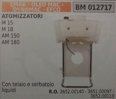 365200140 SERBATOIO LIQUIDI ATOMIZZATORE EMAK OLEOMAK EFCO M15 M18 AM150 AM180